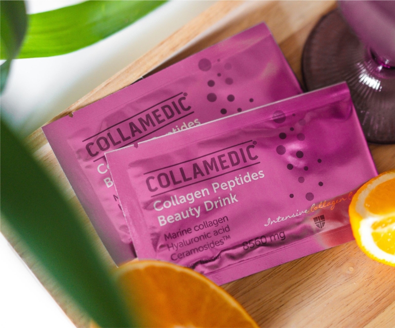 Collamedic Collagen Peptides Beauty drink, 8560 mg + vitamín C zdarma